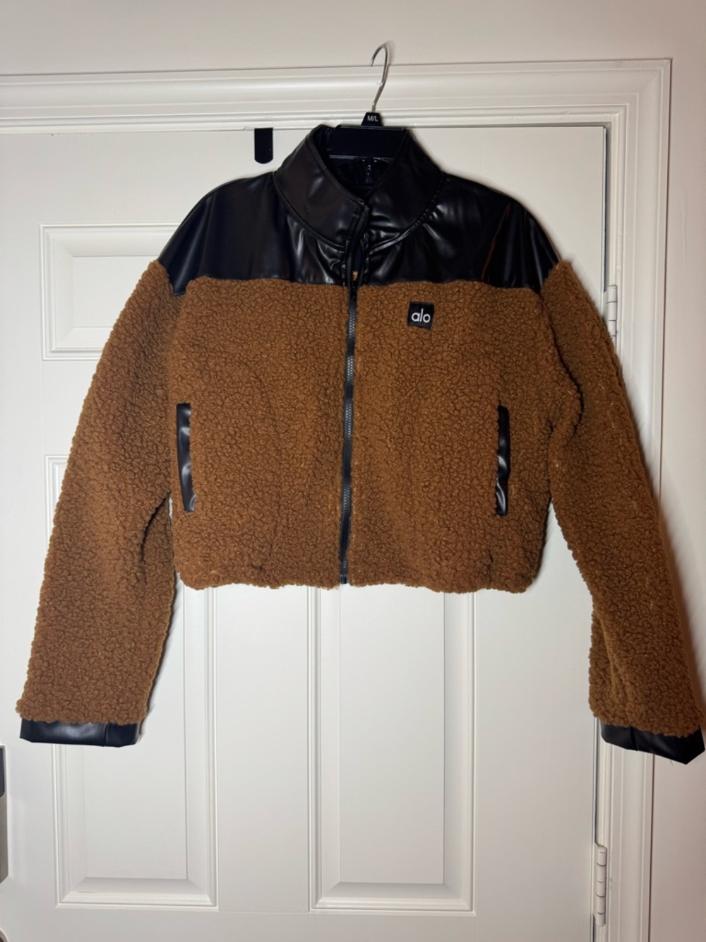 Brown Jacket with Black Trim